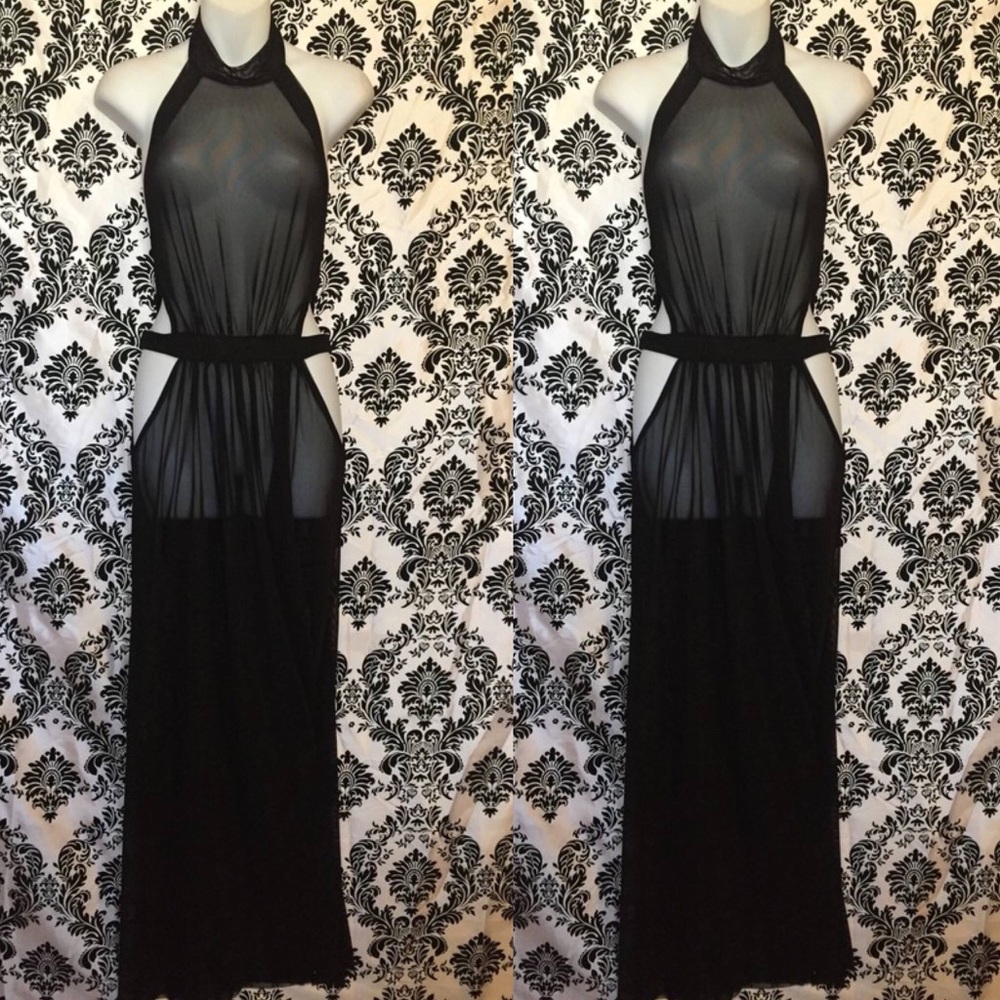 Worn once sheer beach dress